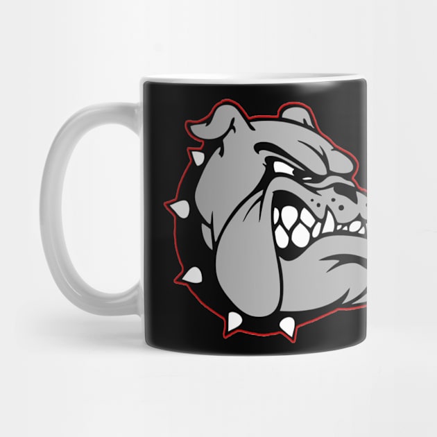 Angry bulldog by PharaohCloset